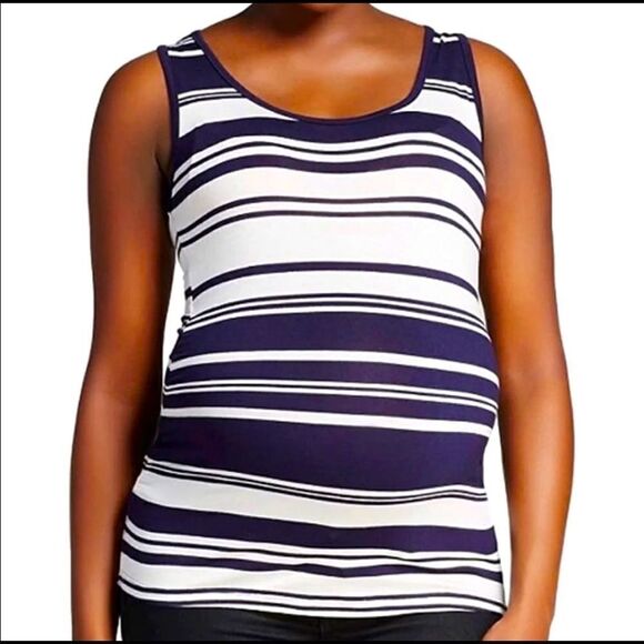 Expected by Lilac Maternity Sleeveless Top - Picture 1 of 5